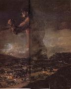 Francisco Goya The Colossus painting